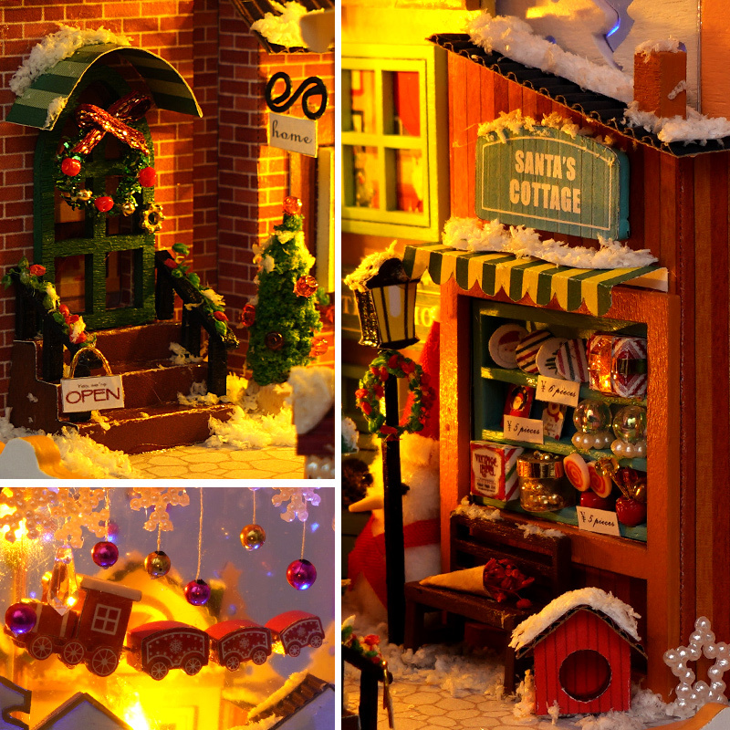  Merry Christmas DIY Book Nook Kit-Book Nook World