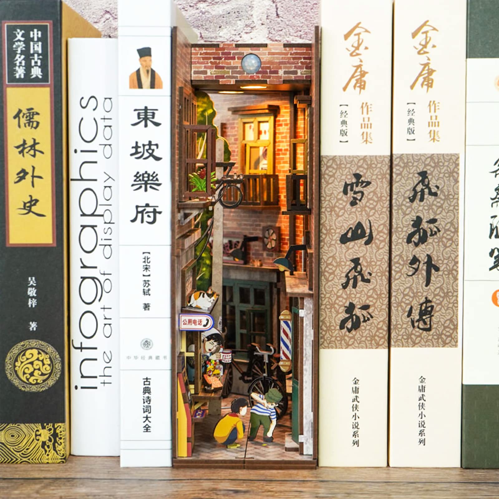 Echoes of Those Days DIY Book Nook Kit-Book Nook World