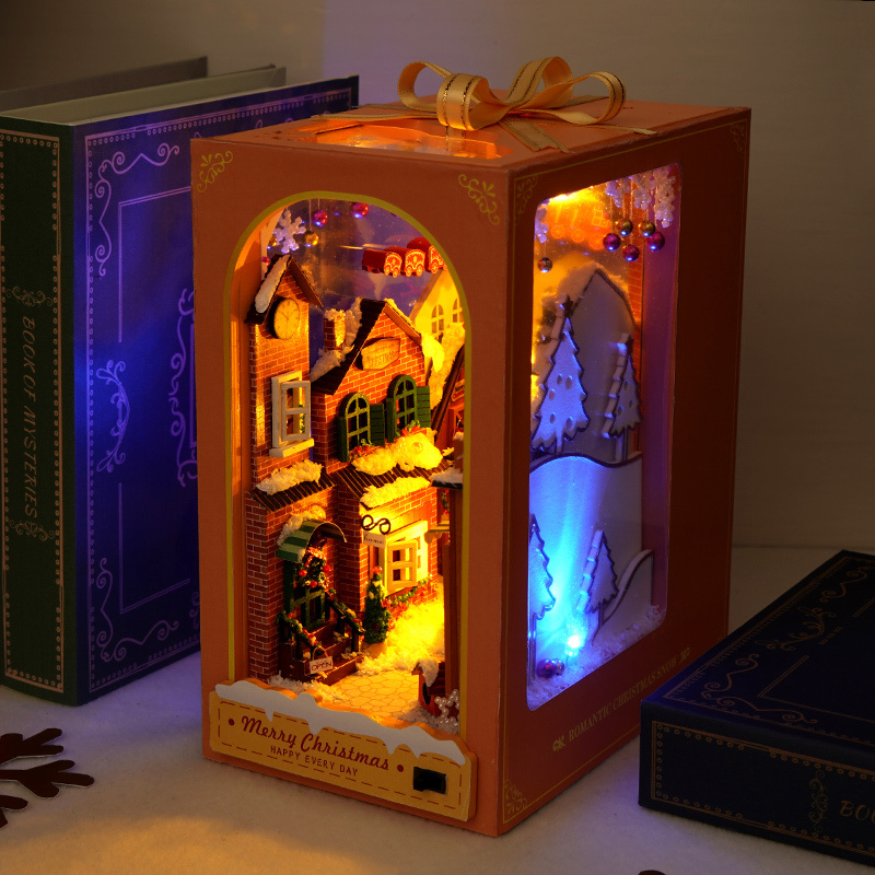  Merry Christmas DIY Book Nook Kit-Book Nook World