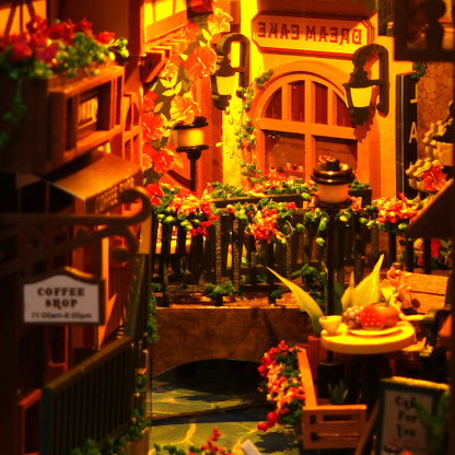 Colmar Town DIY Book Nook Kit-Book Nook World