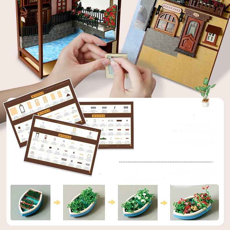 Colmar Town DIY Book Nook Kit-Book Nook World