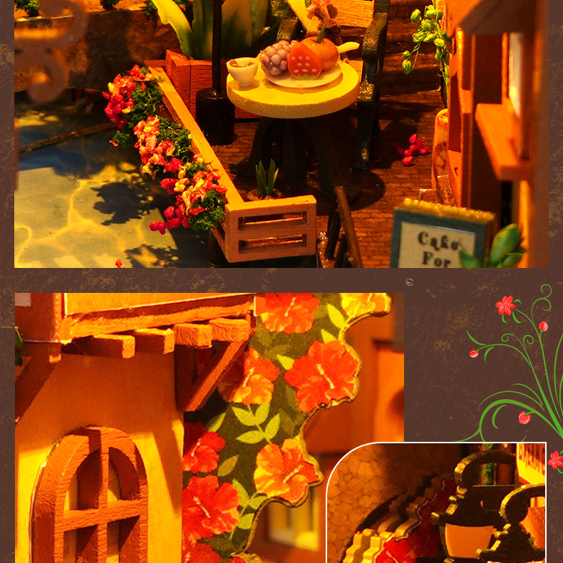 Colmar Town DIY Book Nook Kit-Book Nook World