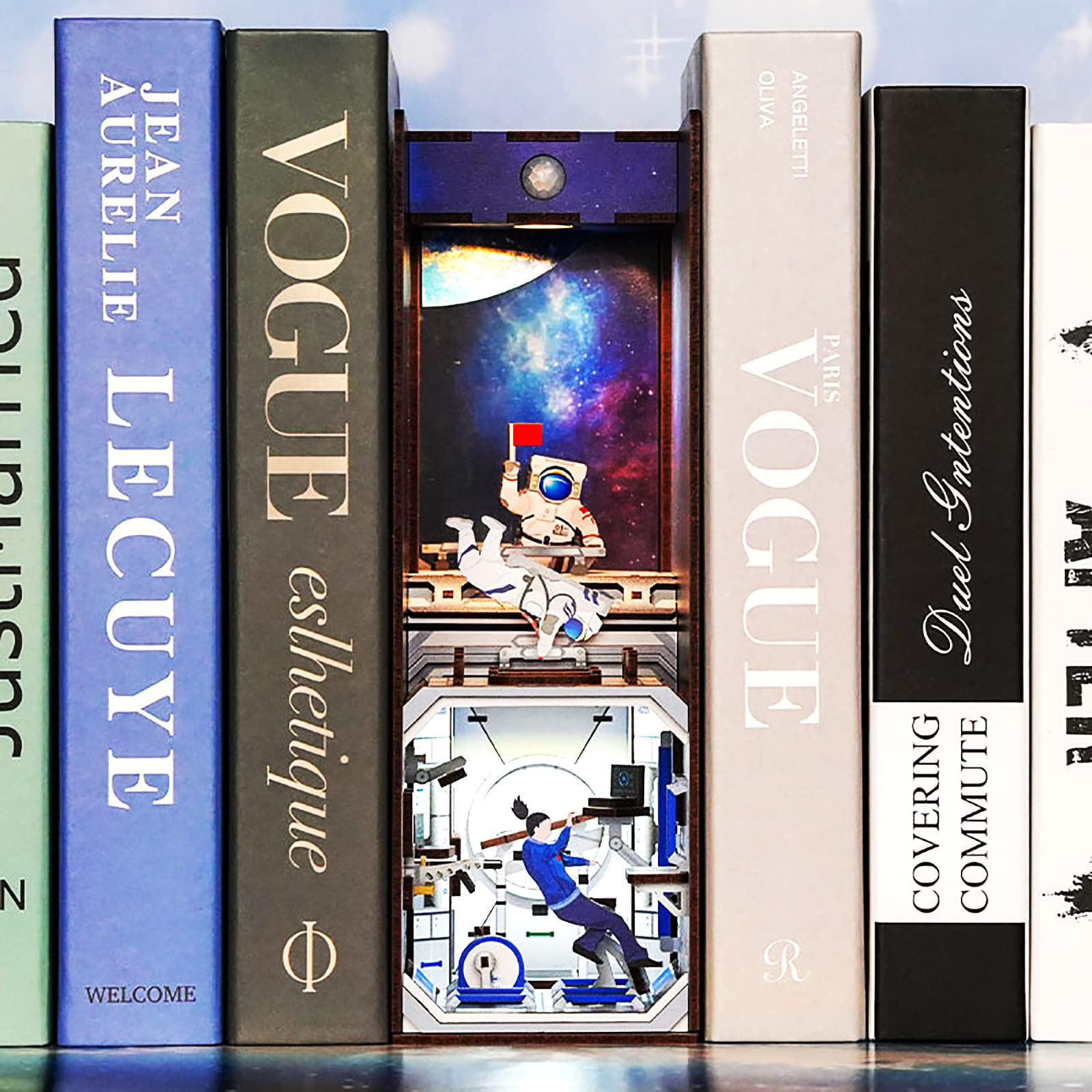 Space Station DIY Book Nook Kit-Book Nook World