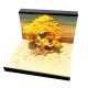 Cherry Blossoms 3D Memo Pad | Desk Decoration | 3D Memo Pad with LED Light（Golden Autumn）-Book Nook World