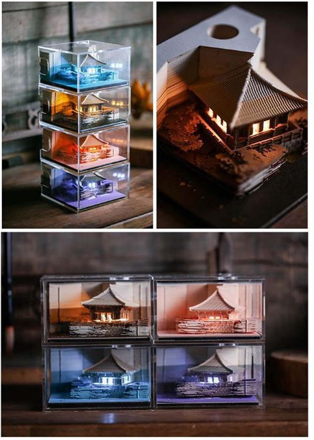 Kiyomizu Temple - 3D Memo Pad with Led Light-Book Nook World