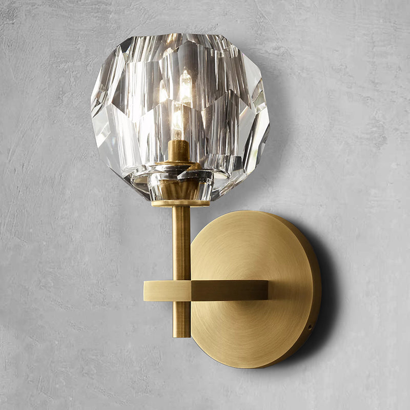 crystal ball sconce