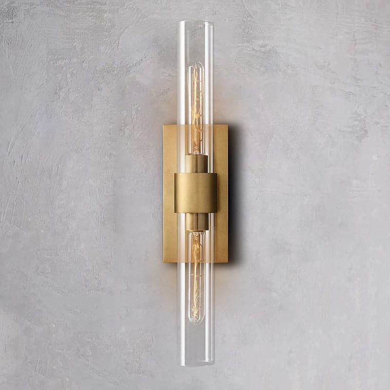 Glass Shaded Ravelle Linear Wall Sconce