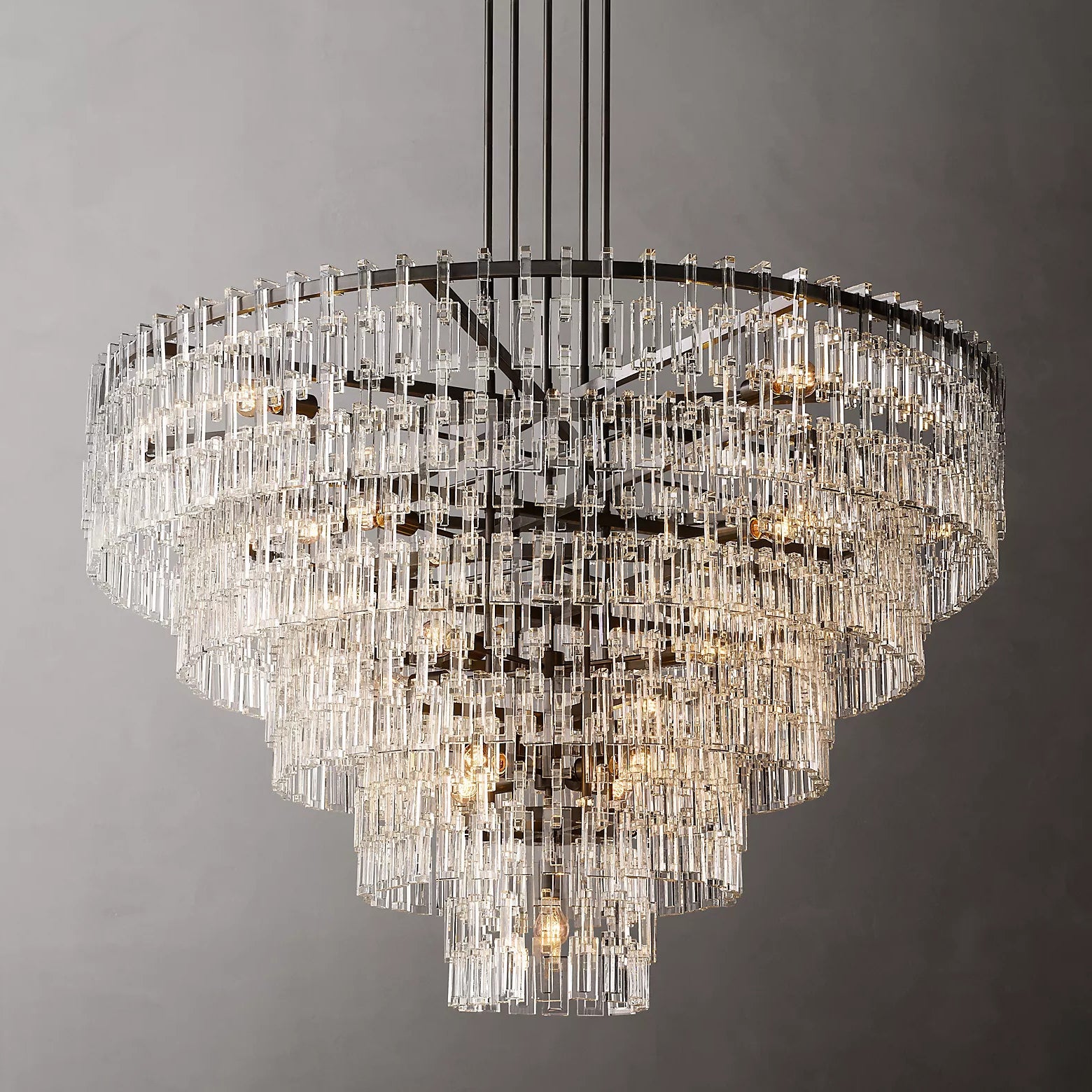 crystal chain chandelier