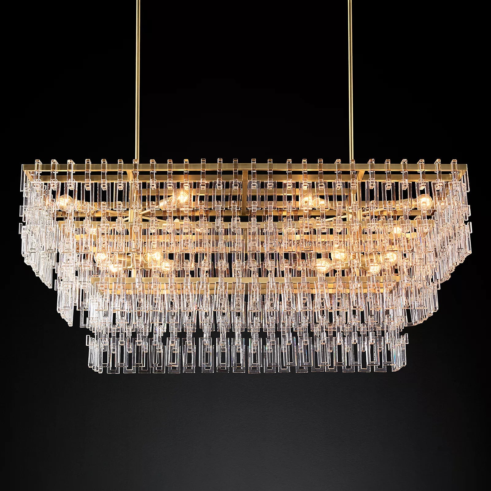 crystal chain chandelier