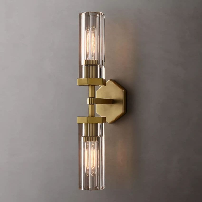 Lambe Hexagonal Linear Wall Sconce