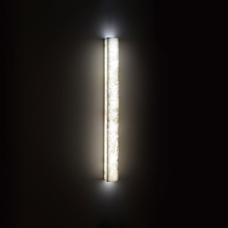 Finin Rectangular Modern Alabaster Wall Light