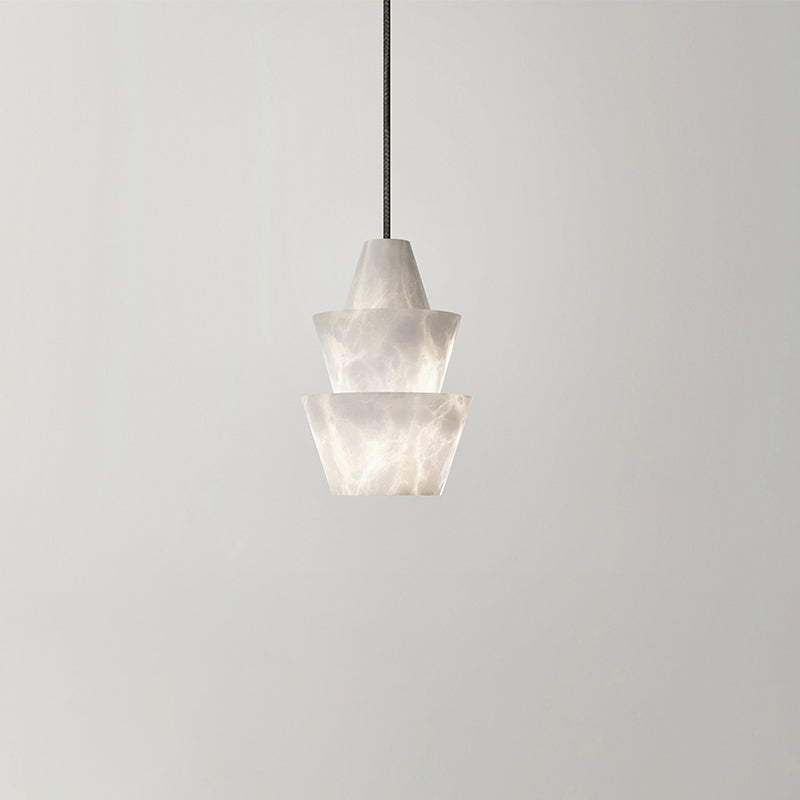 Lou Alabaster Pendant Light, Modern Pendant Lighting
