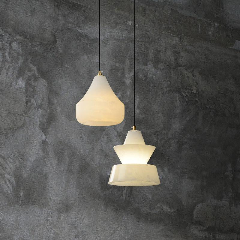 Suri Small Alabaster Pendant Light