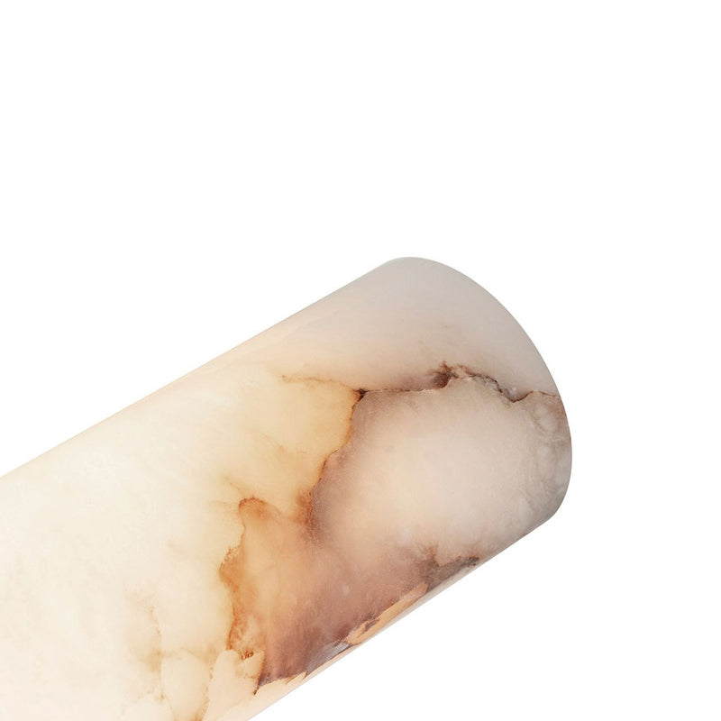 Lucite Modern Minimalist Alabaster Sconce for Hallway