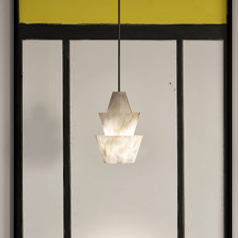 Lou Alabaster Pendant Light, Modern Pendant Lighting