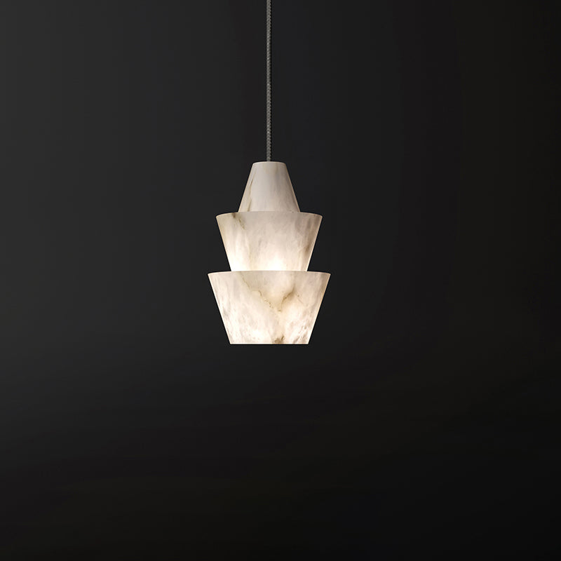 Lou Alabaster Pendant Light, Modern Pendant Lighting