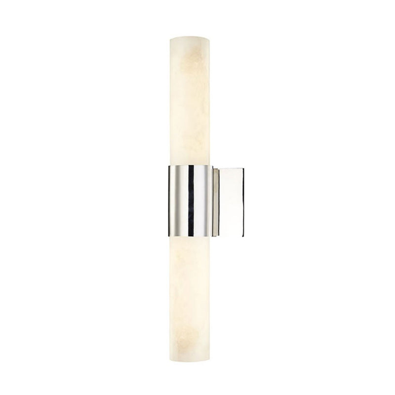 Lucite Modern Minimalist Alabaster Sconce for Hallway