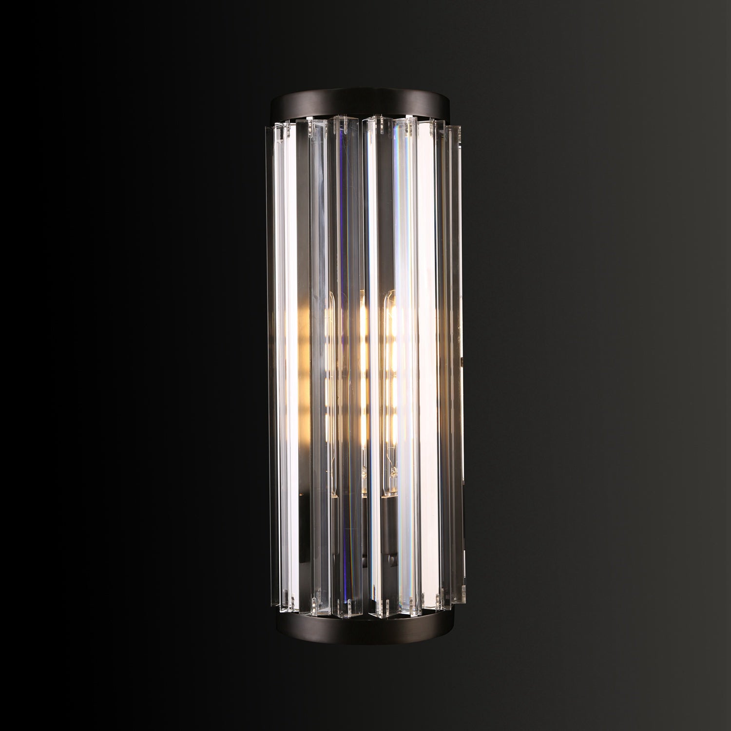 Crystal Wall Lights, Culaccino Black Wall Sconce, Wall Lights for Living Room - Wing Lightings