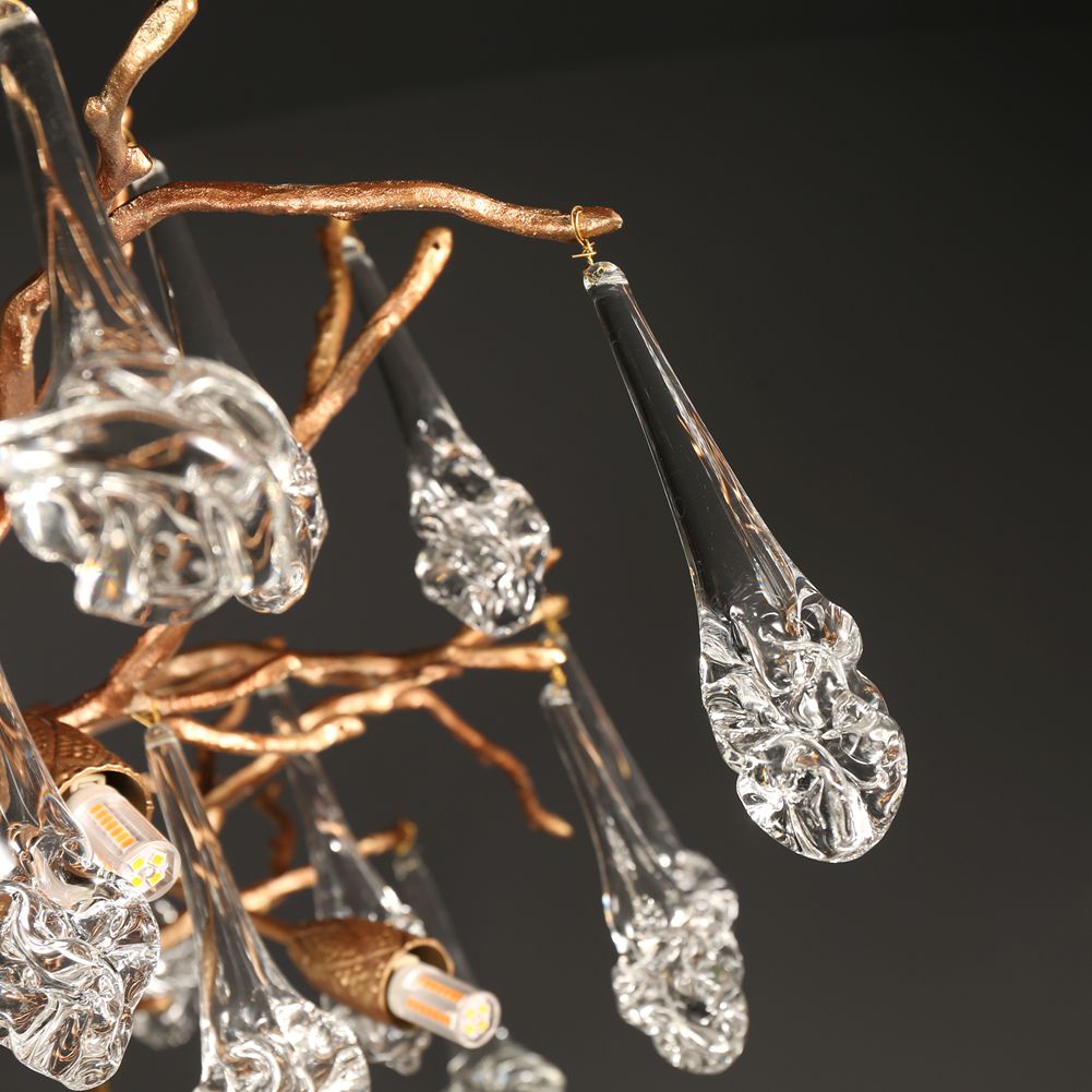 Modern Branch Chandelier Drop Flower D 39.3" - Wing Lightings