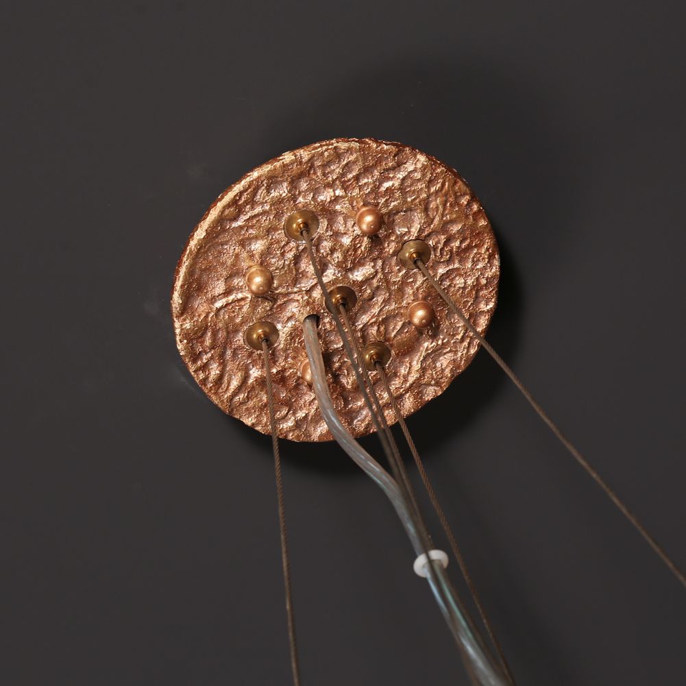 Modern Branch Chandelier with Colorful Crystal Flower Drop D 23.6" - Wing Lightings