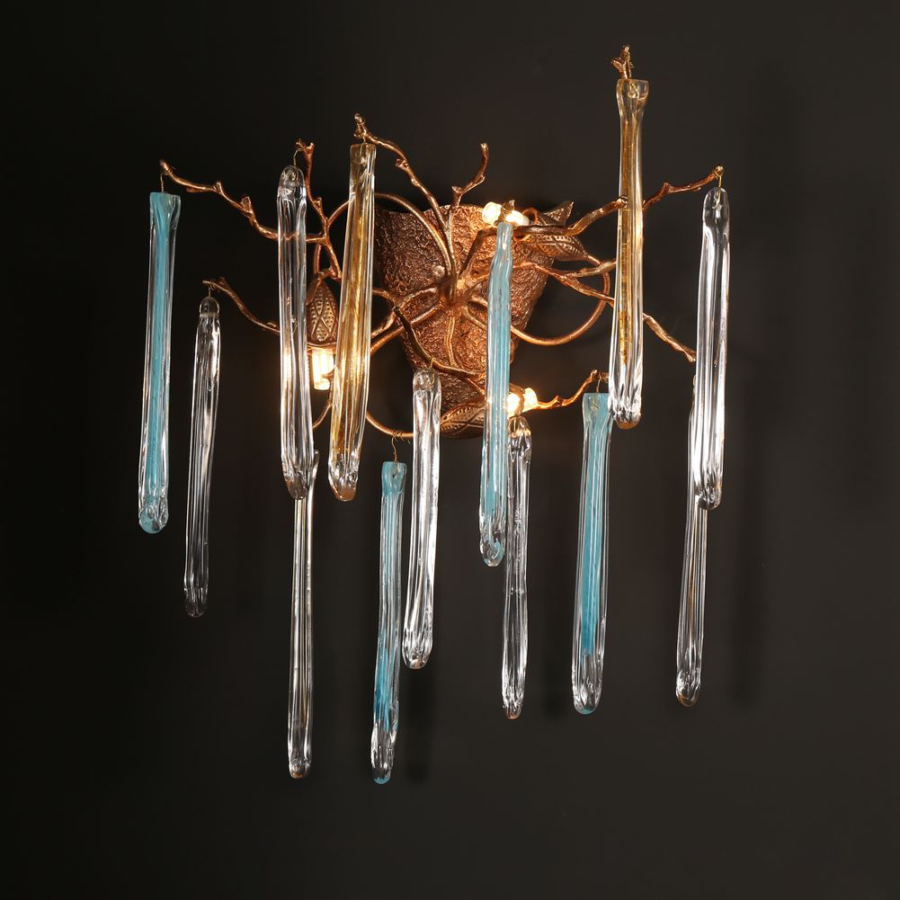Modern Branch Colored Icicle  Wall Sconce - Wing Lightings