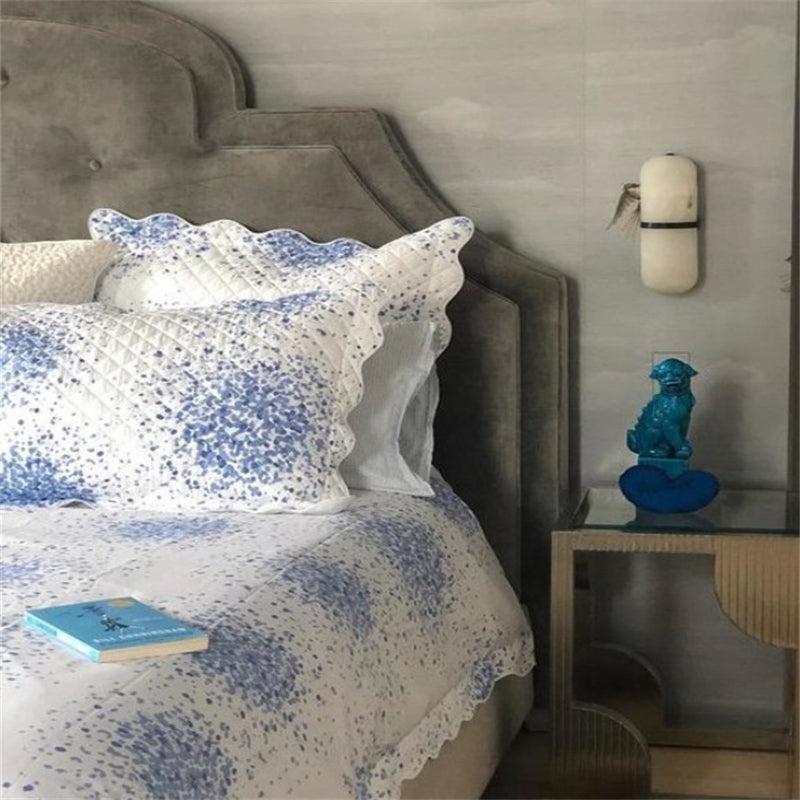 Elspeth Melange Alabaster Pill Form Wall Sconce