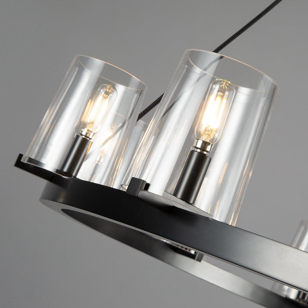 Commuovere Round Chandelier Glass - Wing Lightings