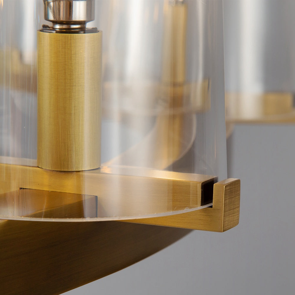 Commuovere Round Chandelier Glass - Wing Lightings