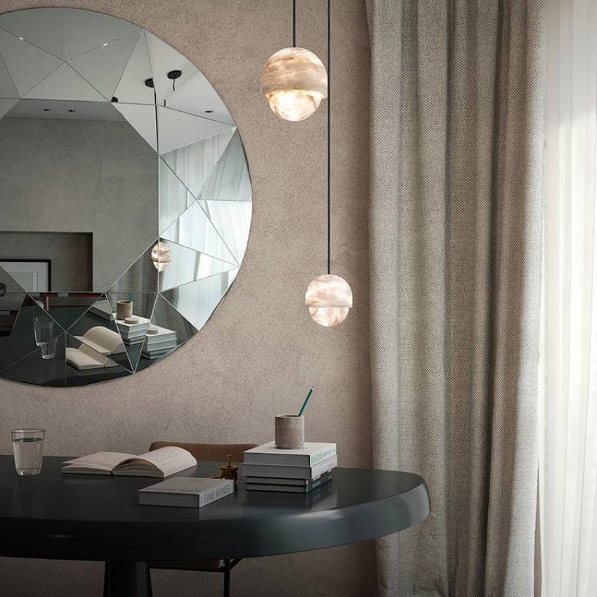 Alabaster Yoko Pendant Light