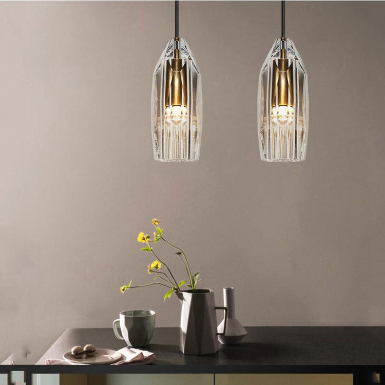 Chapitre Crystal Pendant Light for Dining Room - Wing Lightings