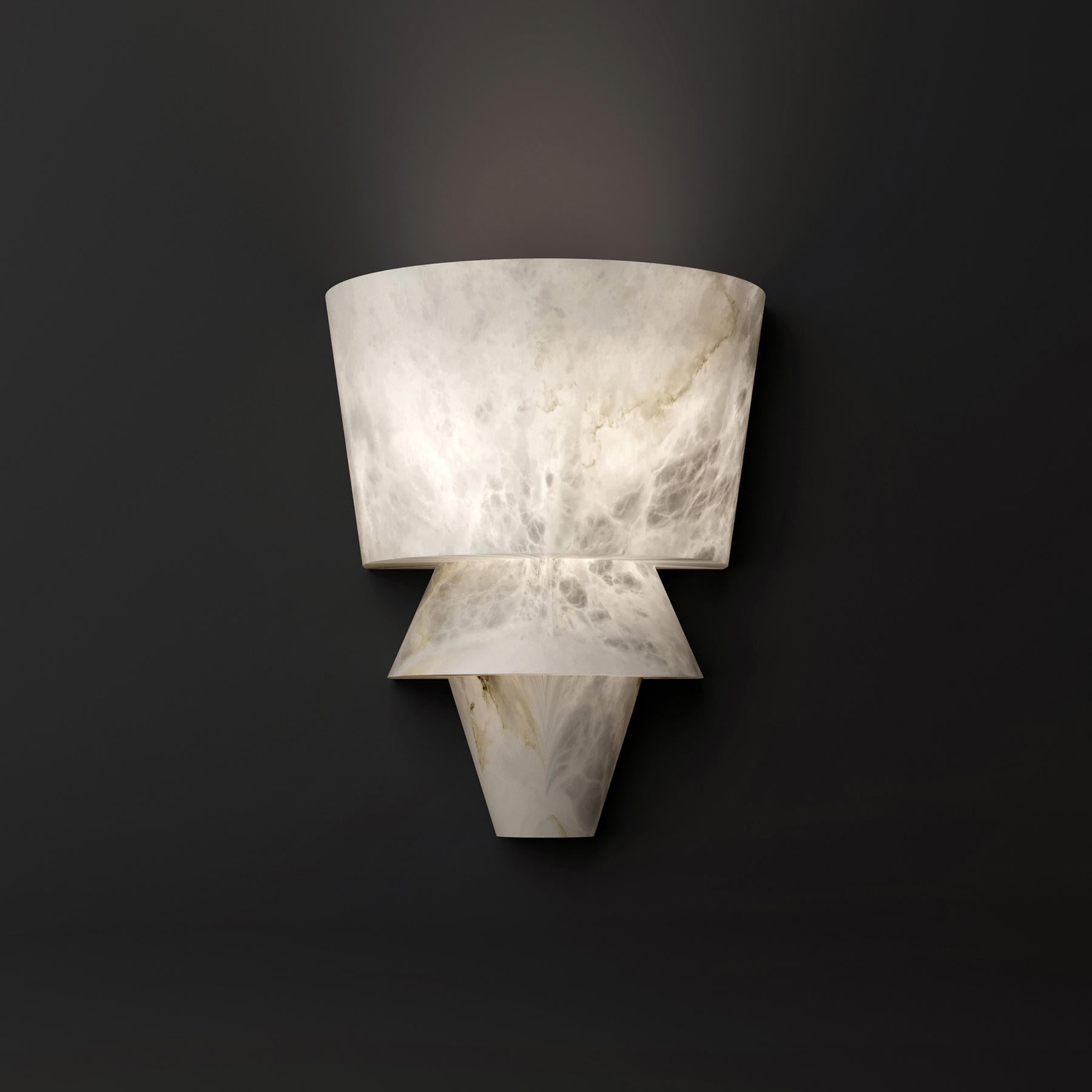 Suri FLO A Alabaster Wall Sconce