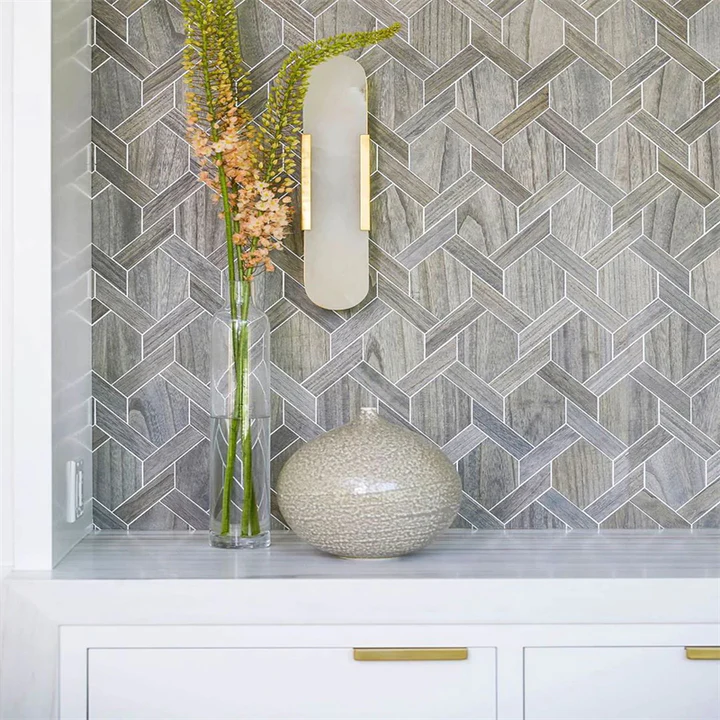 Alabaster Melange Elongated Sconce