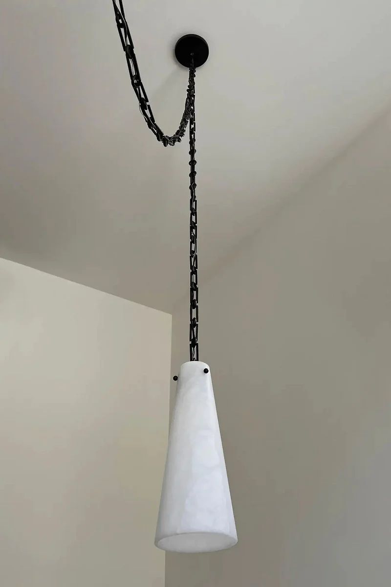 Alabaster Modern 5-light Marble Chandelier
