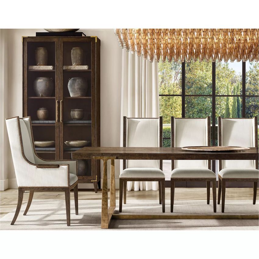 Murano Smoke Glass Tiered Rectangular Chandelier