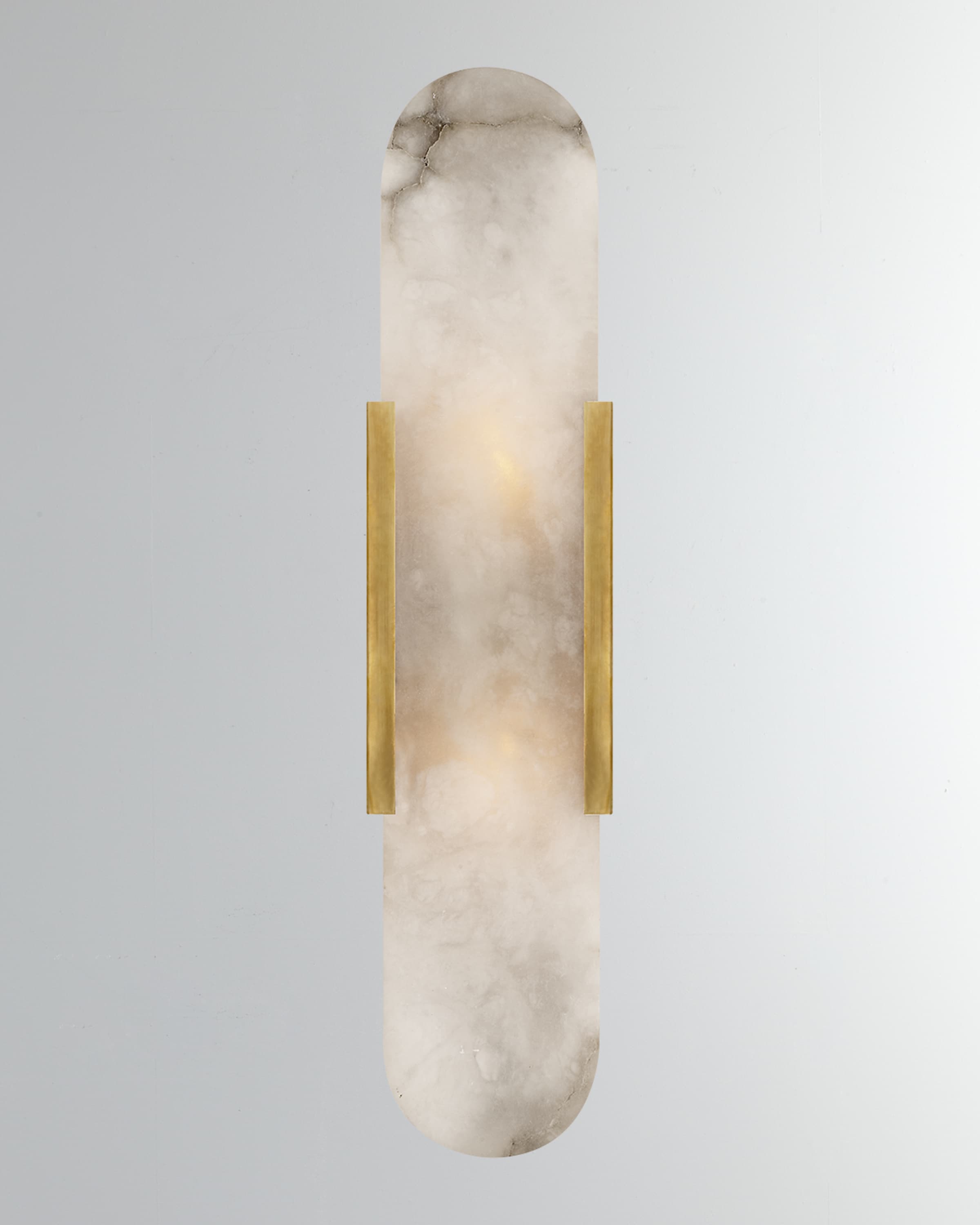 Alabaster Melange Elongated Sconce