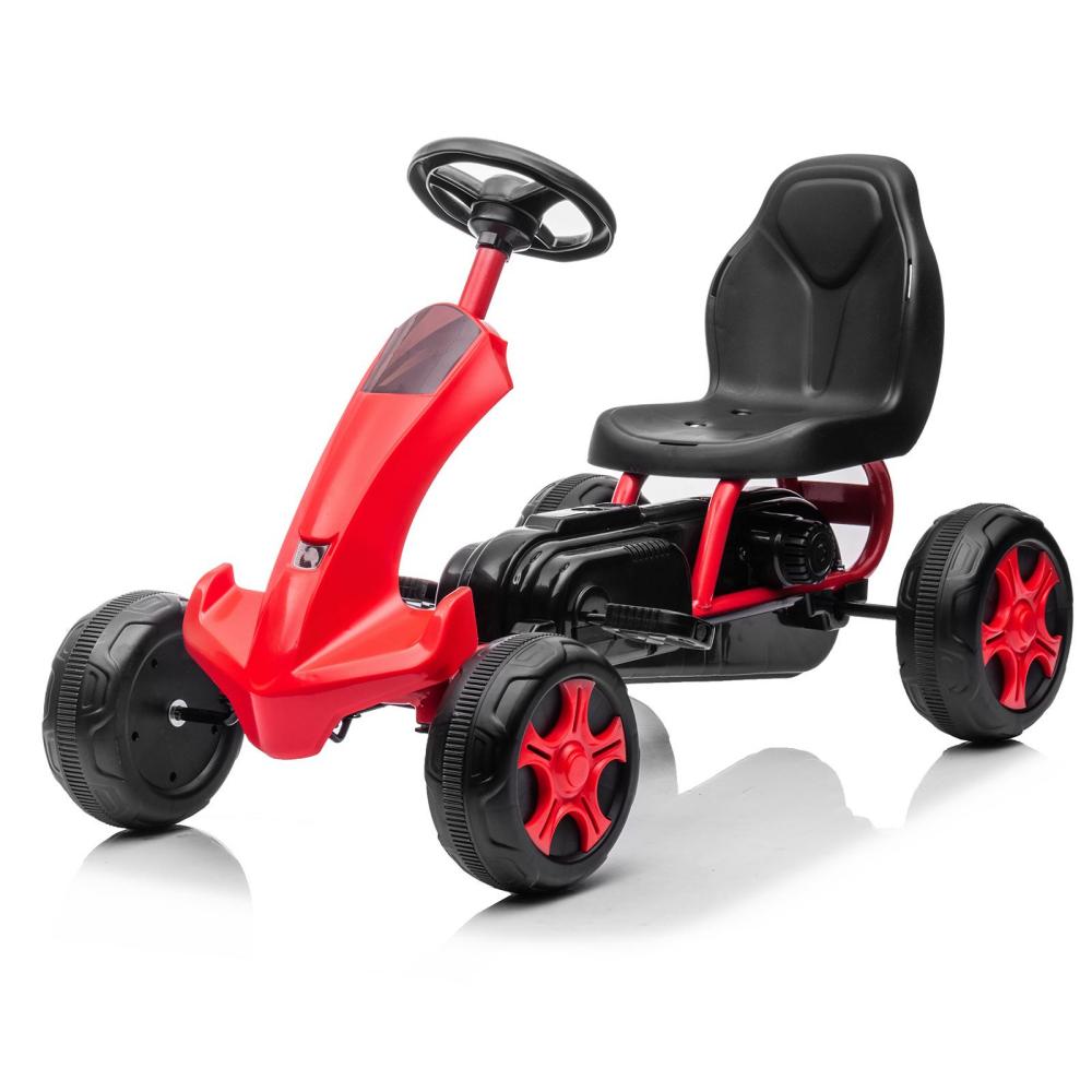LALAHO Go Kart for Kids Red