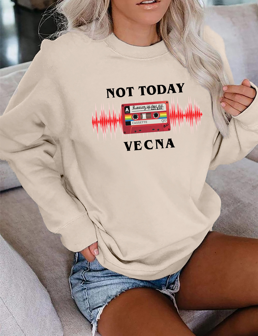 Not Today Vecna Stranger Things Sweatshirt