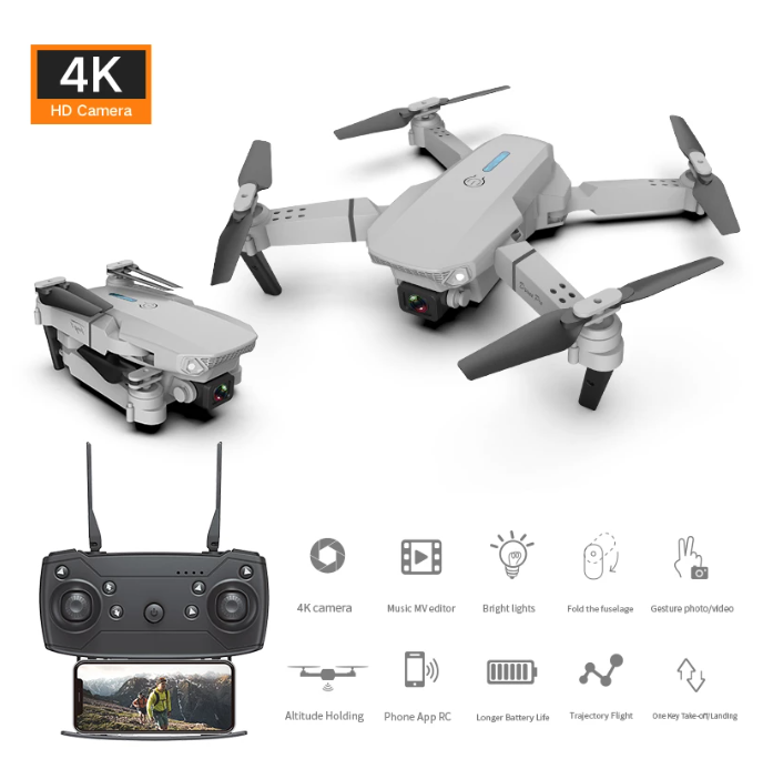 2023 New E88 Pro Quadcopter WIFI FPV Drone 