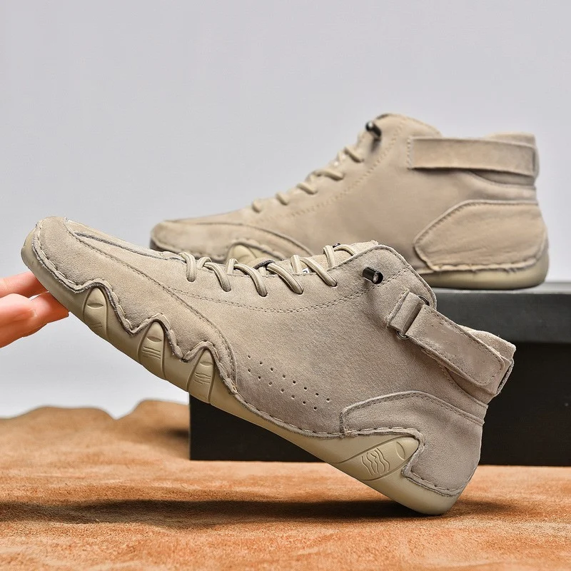 🔥Summer Hot Sale - 48% OFF🔥Italian Handmade Suede Velcro High Boots