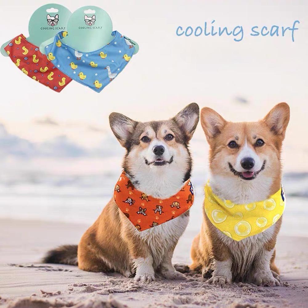 Cooling dog bandana