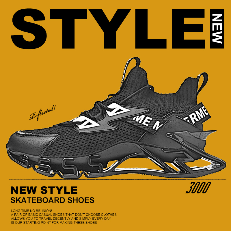 Hot Sale Casual Fashion Sneakers Men's Breathable Sport Shoes Running Shoes