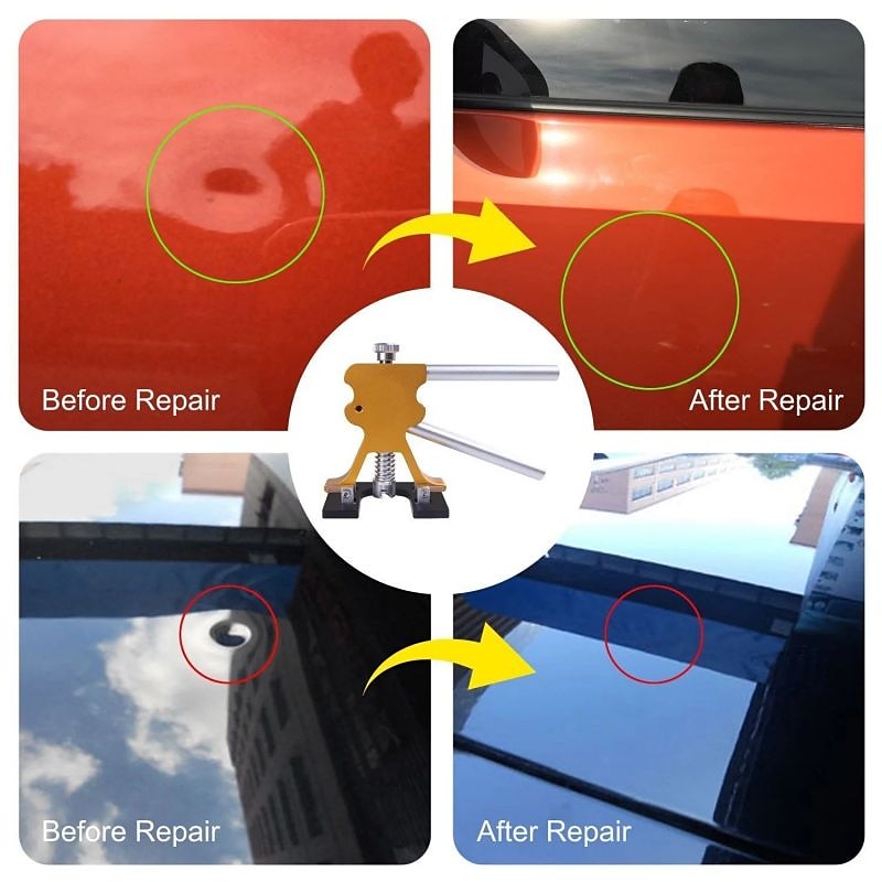 Car Paintless Body Dent Repair Tools Dent Repair Kit Car Dent Puller Tabs Removal Body Damage Fix Tool With Mats Minor Dent Removal 2023 - US $22.99 –P4