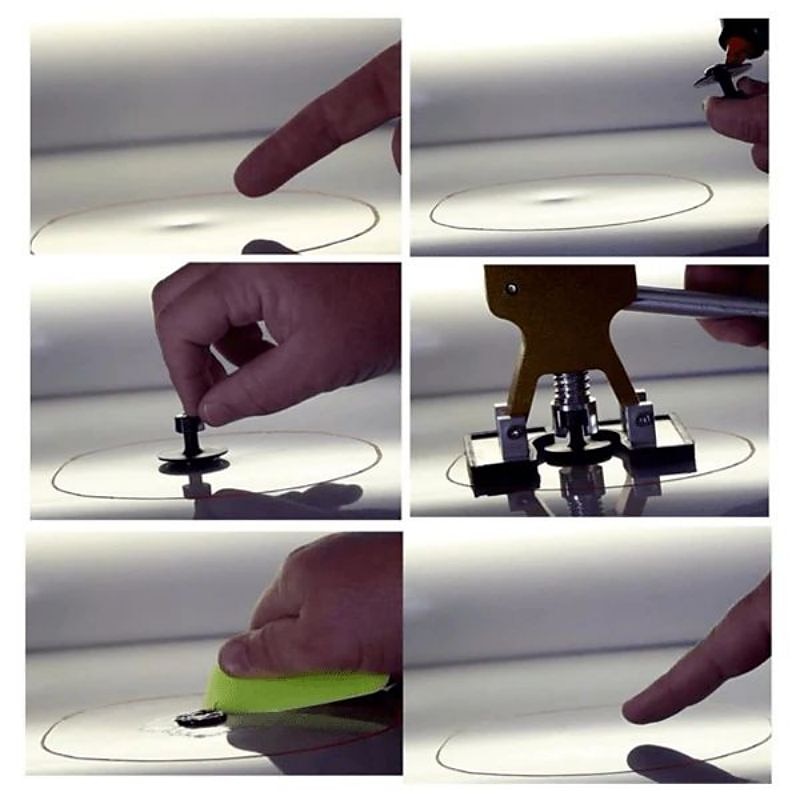 Car Paintless Body Dent Repair Tools Dent Repair Kit Car Dent Puller Tabs Removal Body Damage Fix Tool With Mats Minor Dent Removal 2023 - US $22.99 –P5