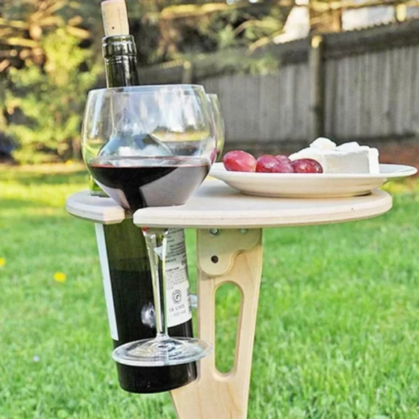 Outdoor Portable Wine Table