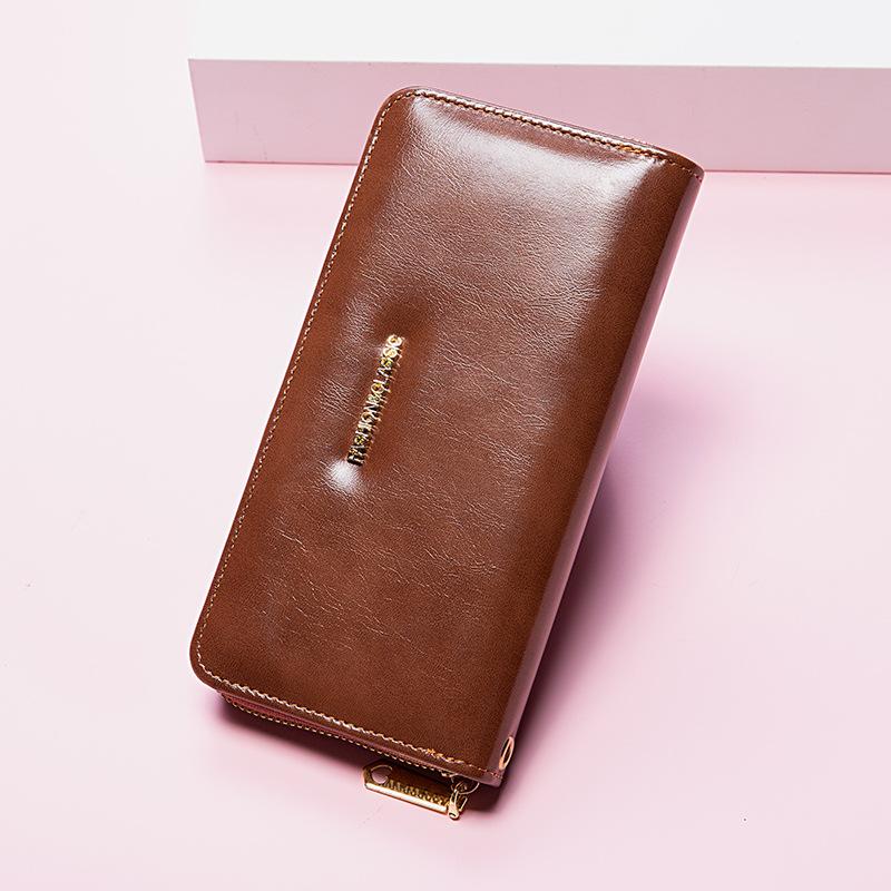 Wallet Long Girls Bag New 2022 Zipper Clutch Wallet Card Bag