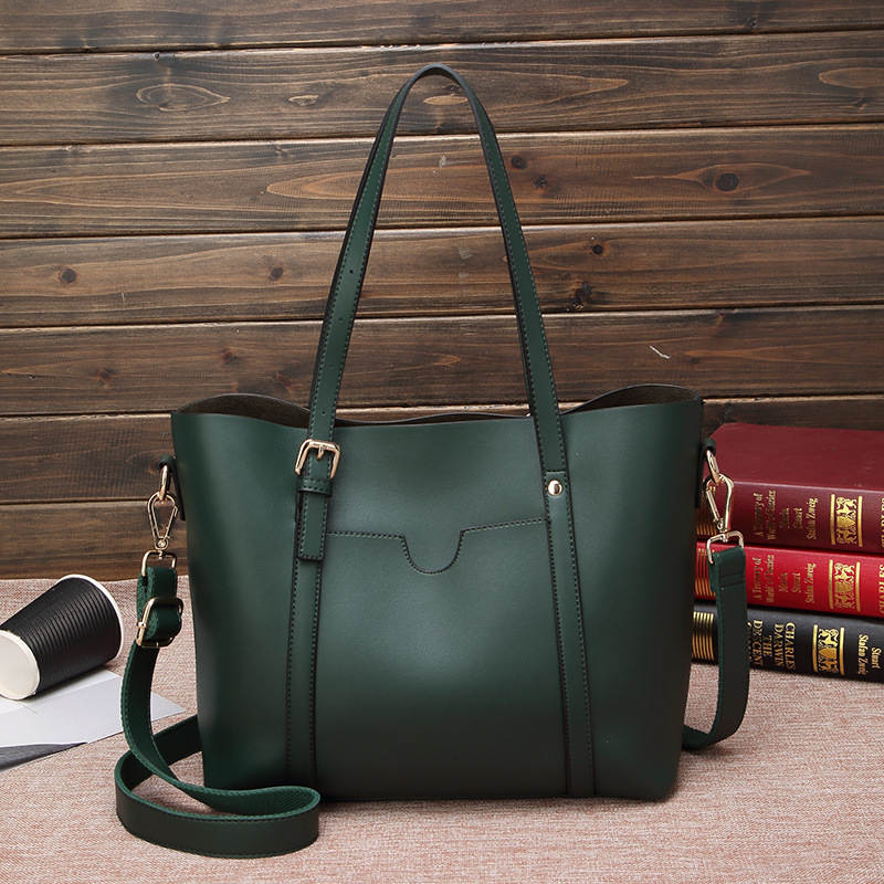 Soft Leather Large-Capacity Crossbody Shoulder Bag