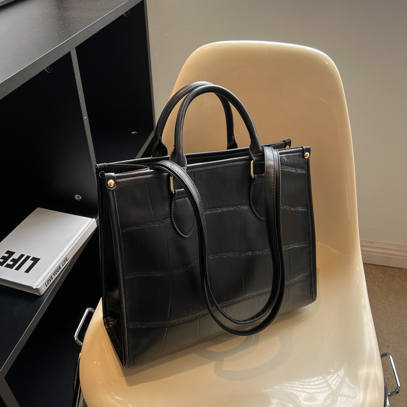 New Fashion Style Large Capacity Leather Tote Bag