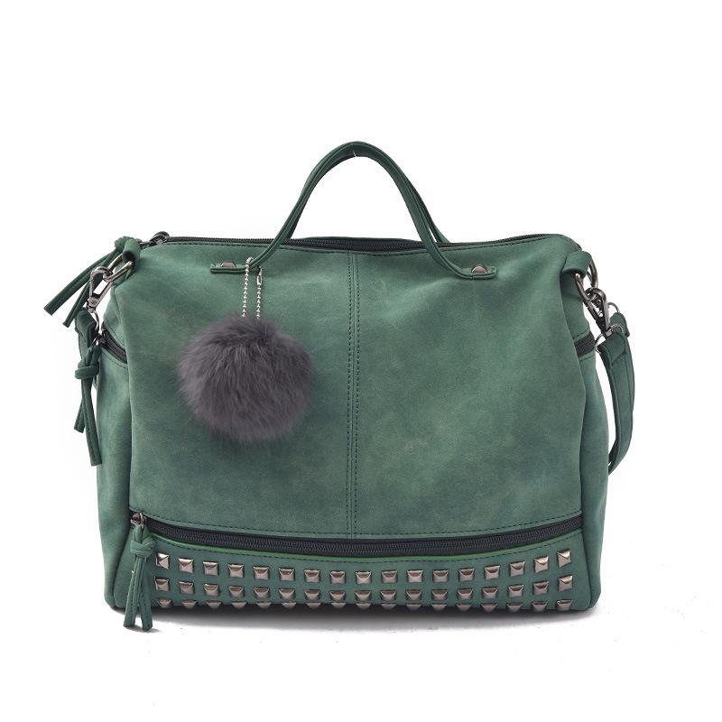 Ladies retro PU leather messenger bag