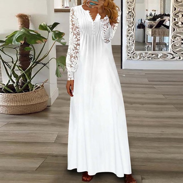 Casual Spring Summer Print Embroidery Dress