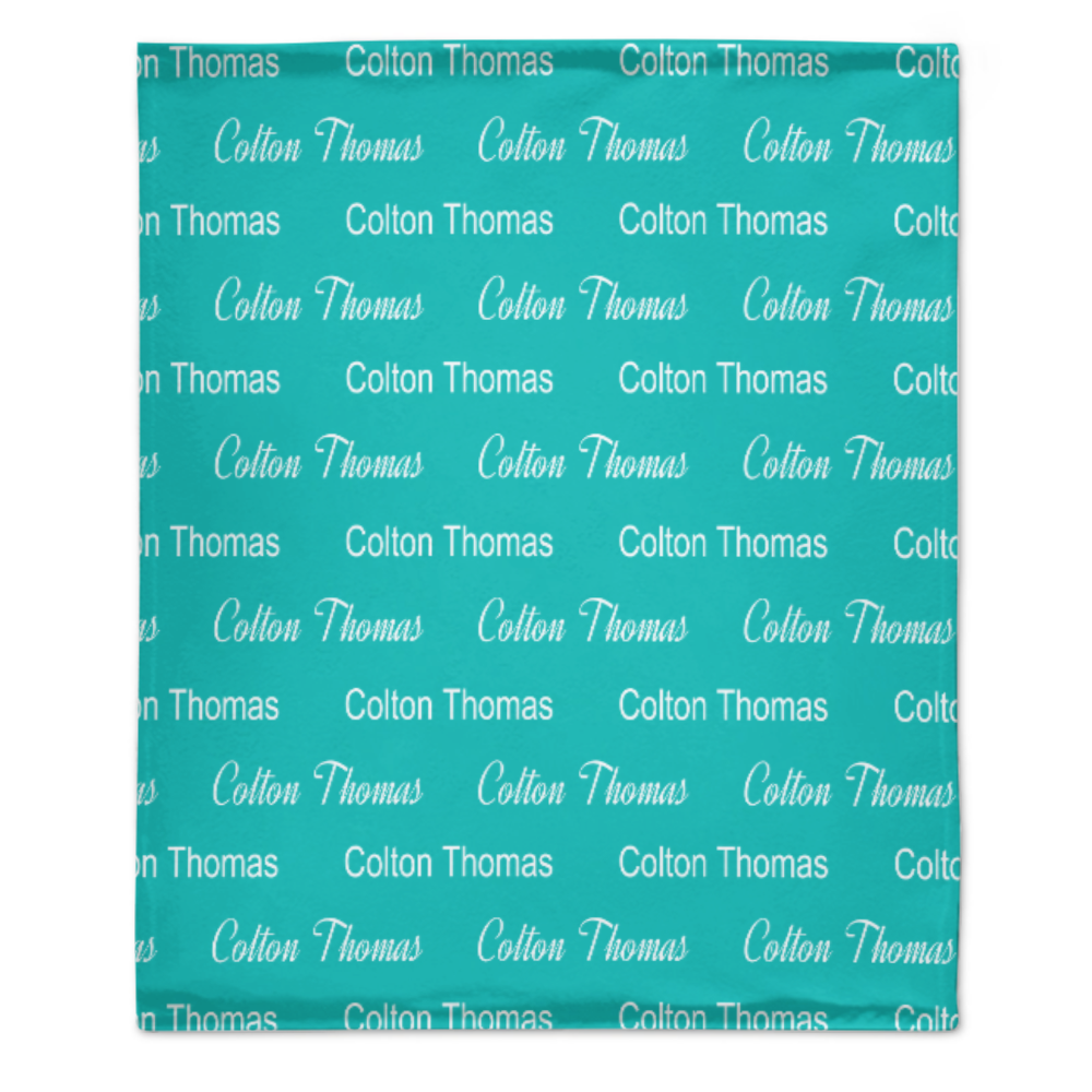 Personalized Name Blankets for  Baby Toddler Or Kid